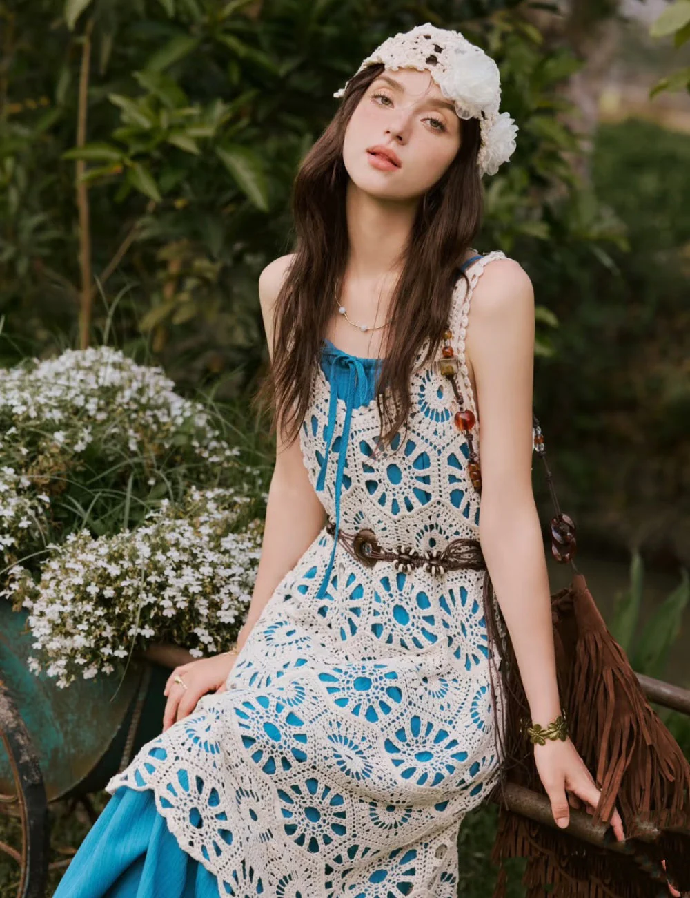 Alayna Crochet Two Piece Set - Image 3