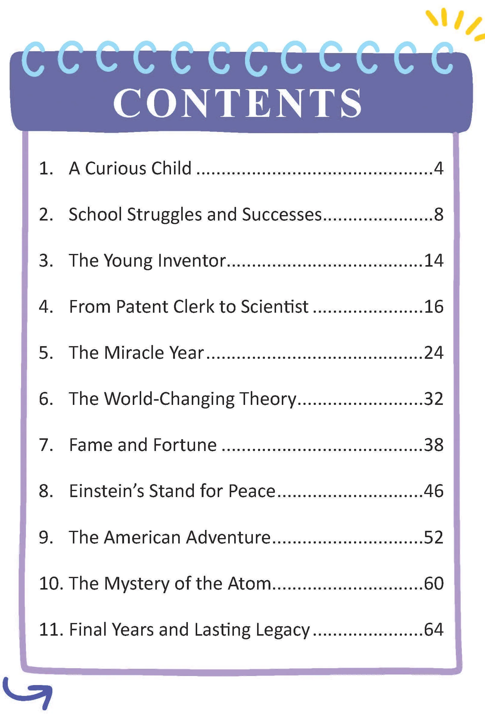 Albert Einstein Icons of Inspiration Illustrated Biography for Kids Age 6 - 12 Years - Image 2