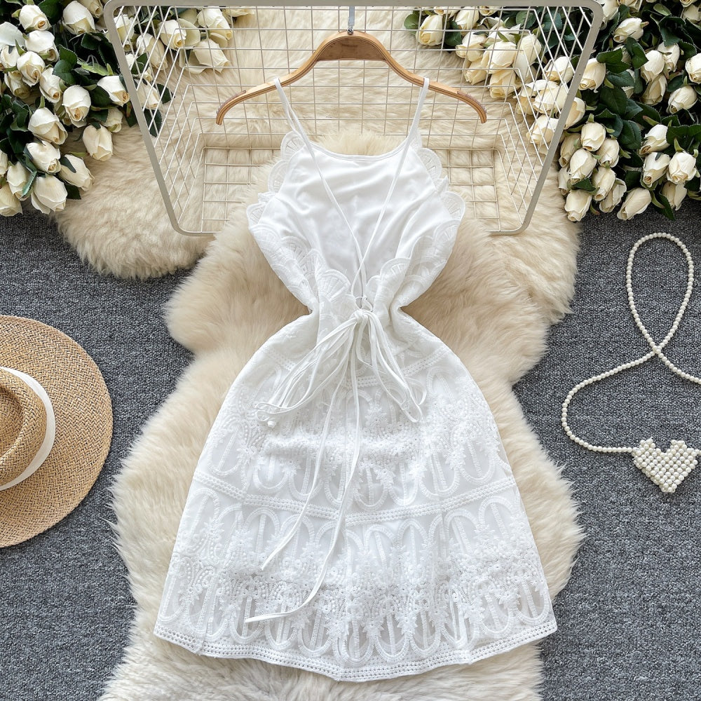Alice Backless Lace Dress