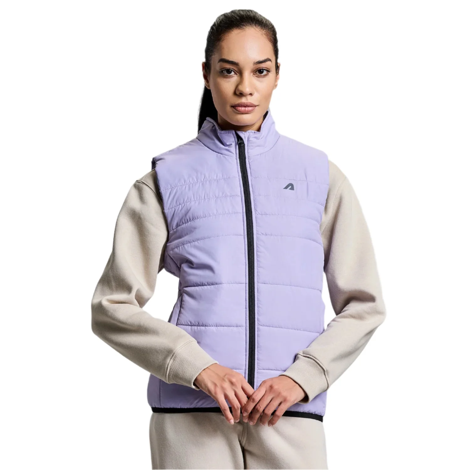 Alpine Womens Sleeveless Jacket - Lilac