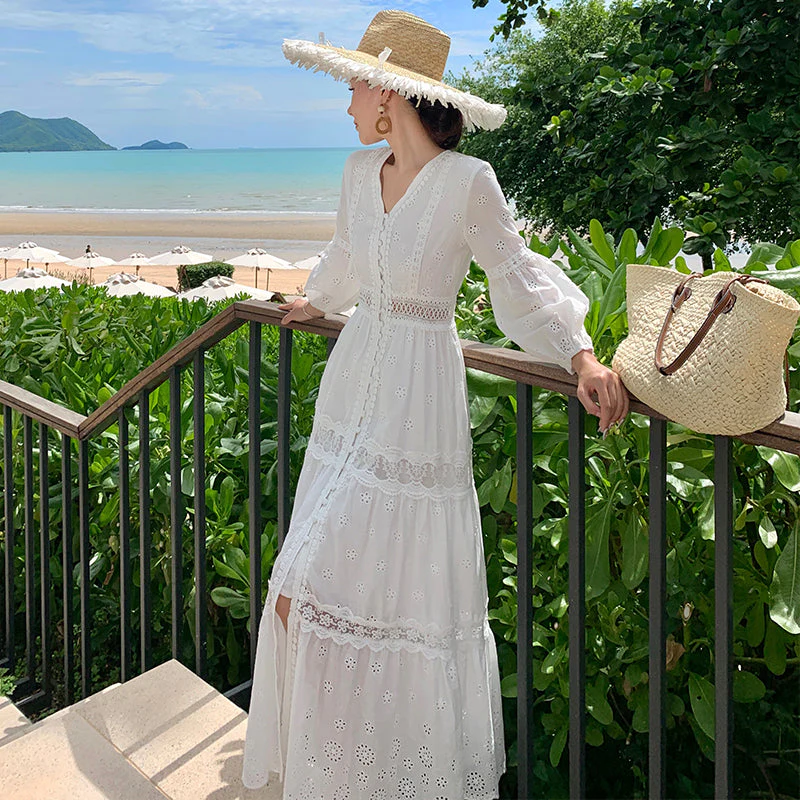 Amaya Embroidered Summer Dress - Image 3