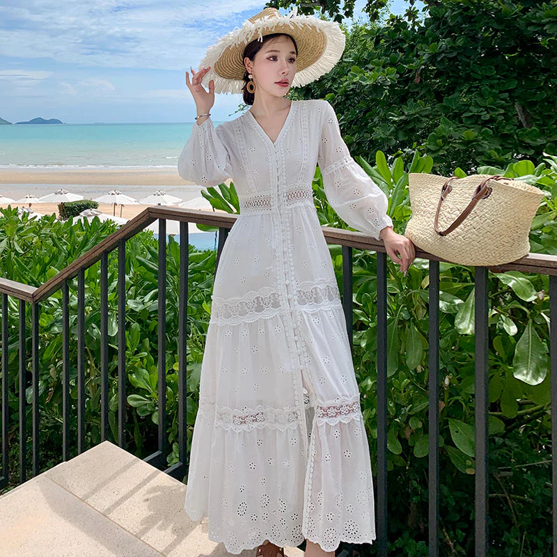 Amaya Embroidered Summer Dress - Image 4