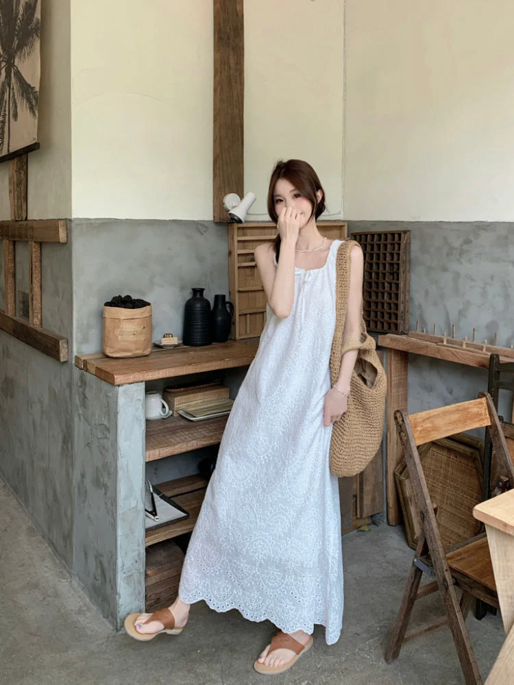 Amaya Eyelet Dress