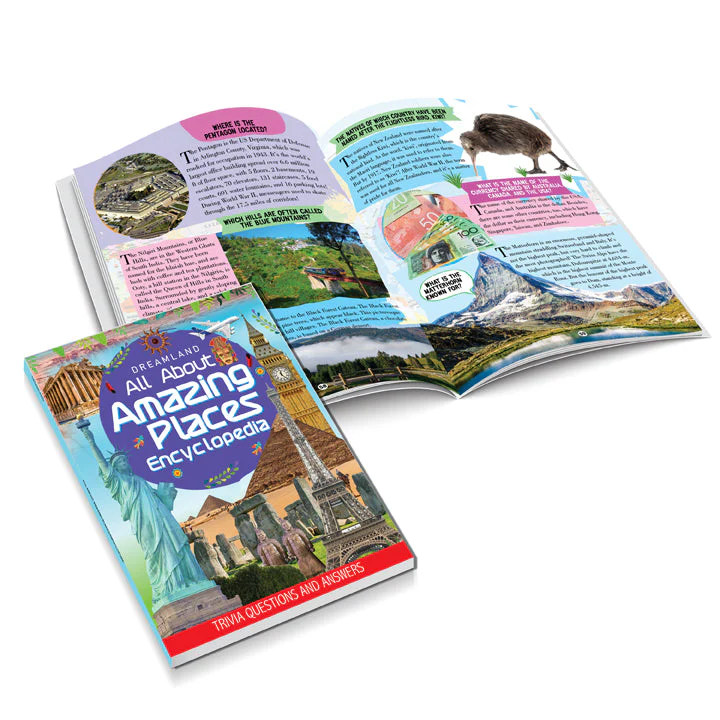 Amazing Places Encyclopedia for Children Age 5 - 15 Years- All About Trivia Questions and Answers - Image 3