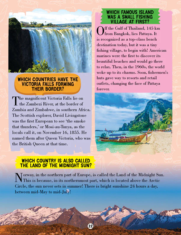 Amazing Places Encyclopedia for Children Age 5 - 15 Years- All About Trivia Questions and Answers - Image 8