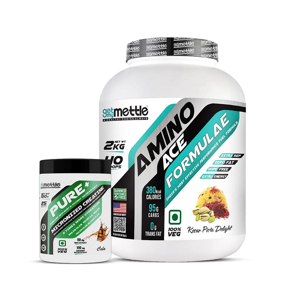 Amino ace 2kg + creatine 100gm (cola) - Image 2
