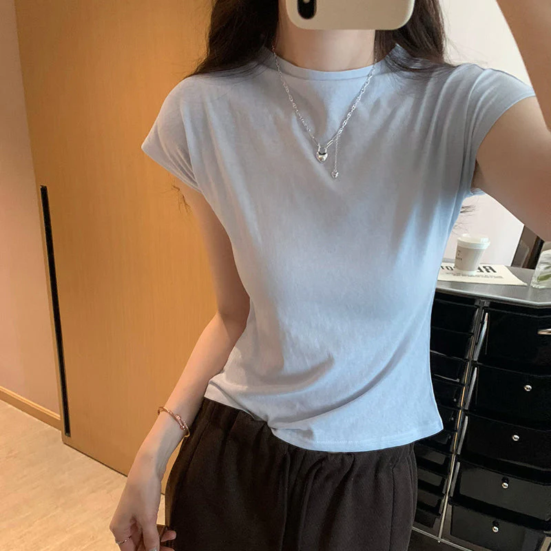 Angela High Neck T-Shirt