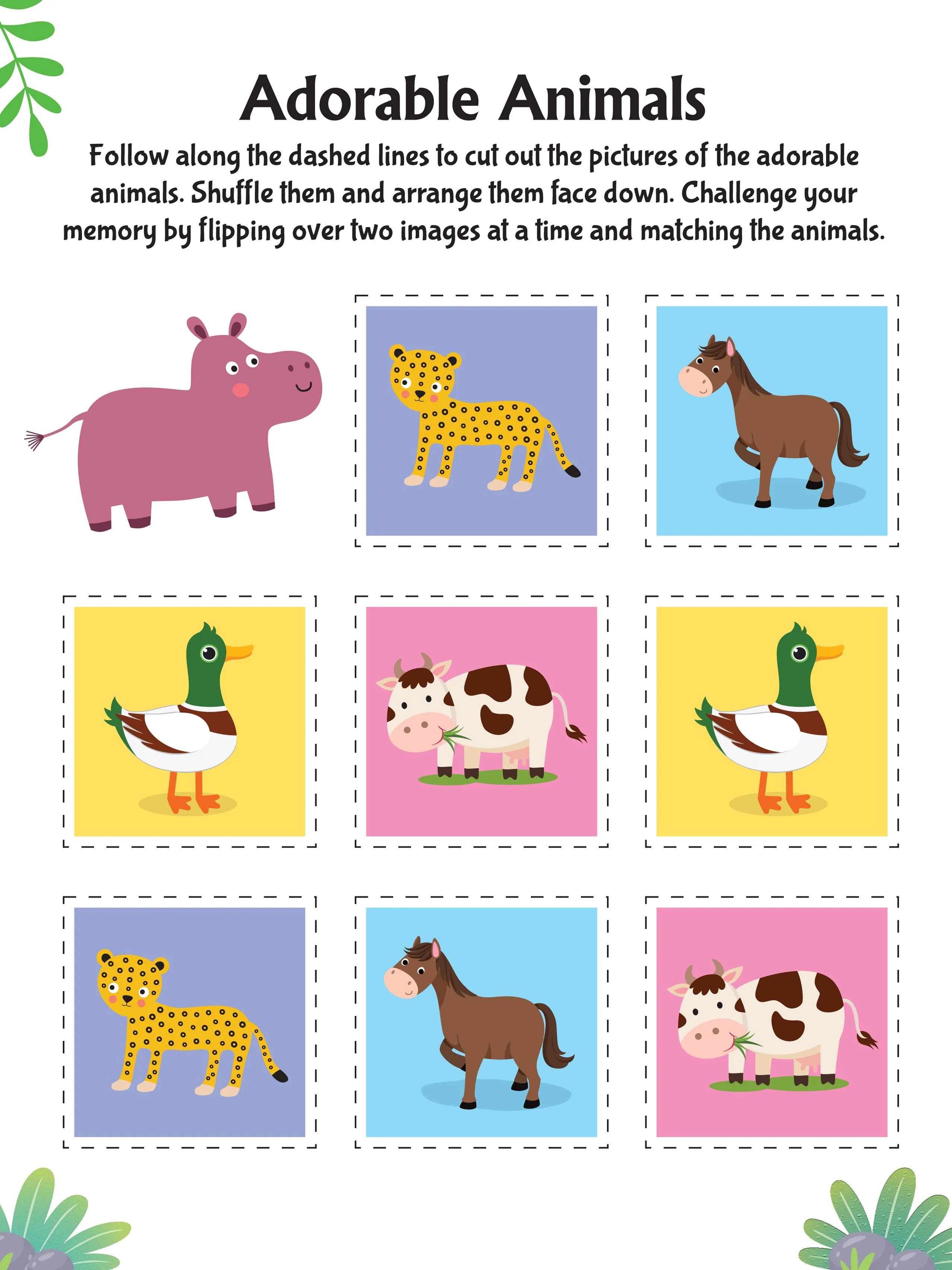 Animal Friends Scissors Skills Activity Book for Kids Age 4 - 7 years | With Child- Safe Scissors, Games and Mask - Image 10