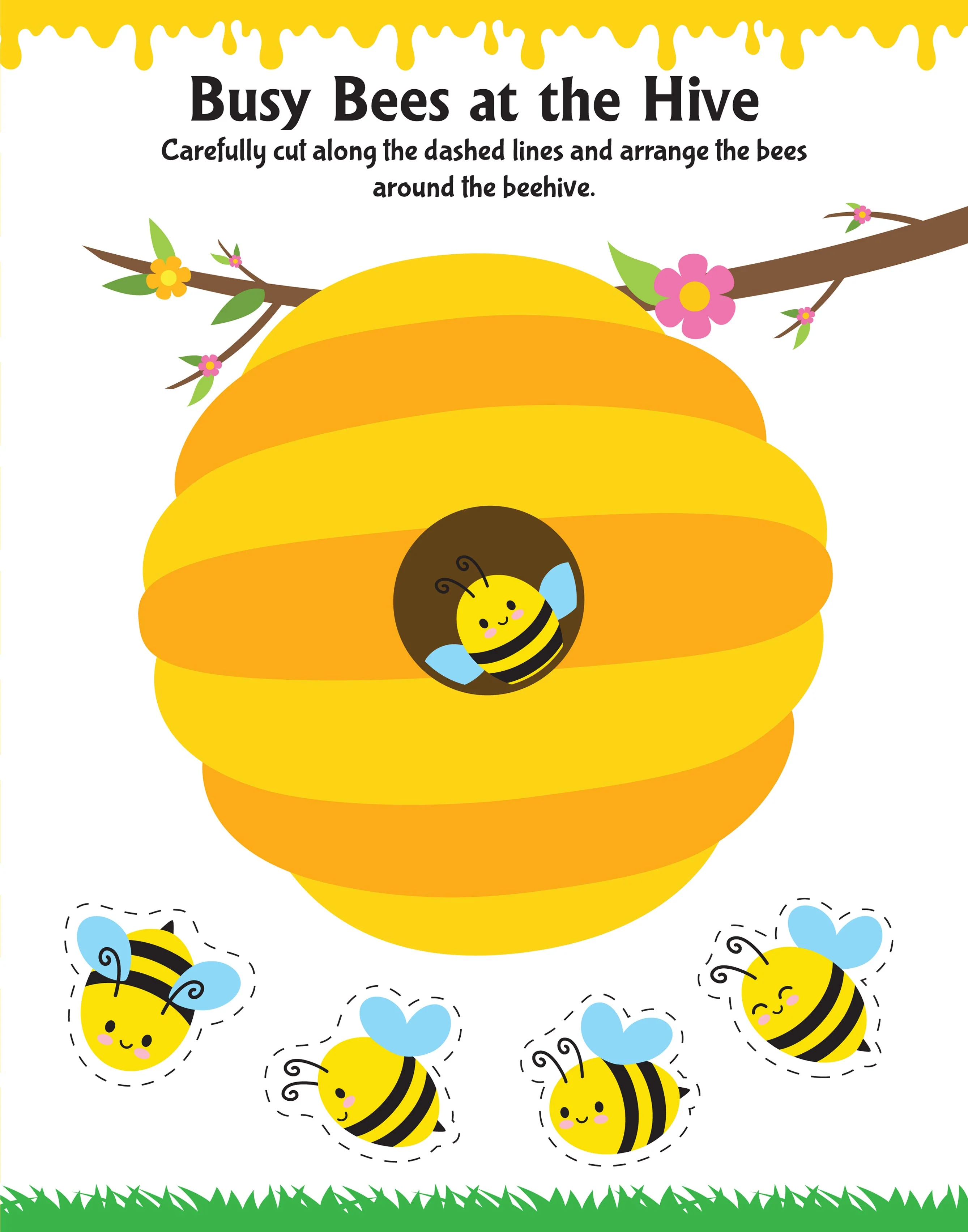 Animal Friends Scissors Skills Activity Book for Kids Age 4 - 7 years | With Child- Safe Scissors, Games and Mask - Image 4