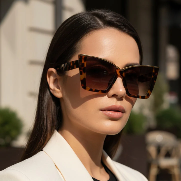Animal Oversize Cat eye Sunglasses For women