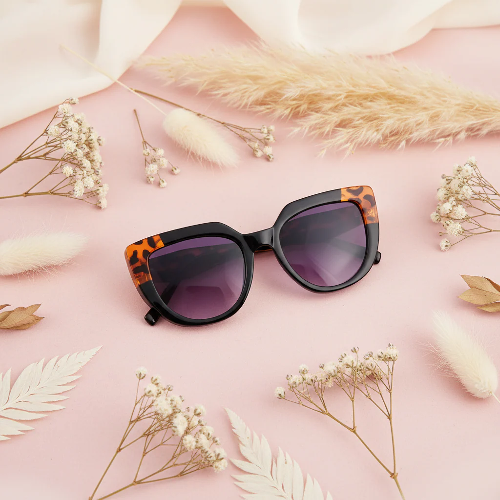 Animal Print Cat Eye Sunglasses For Women