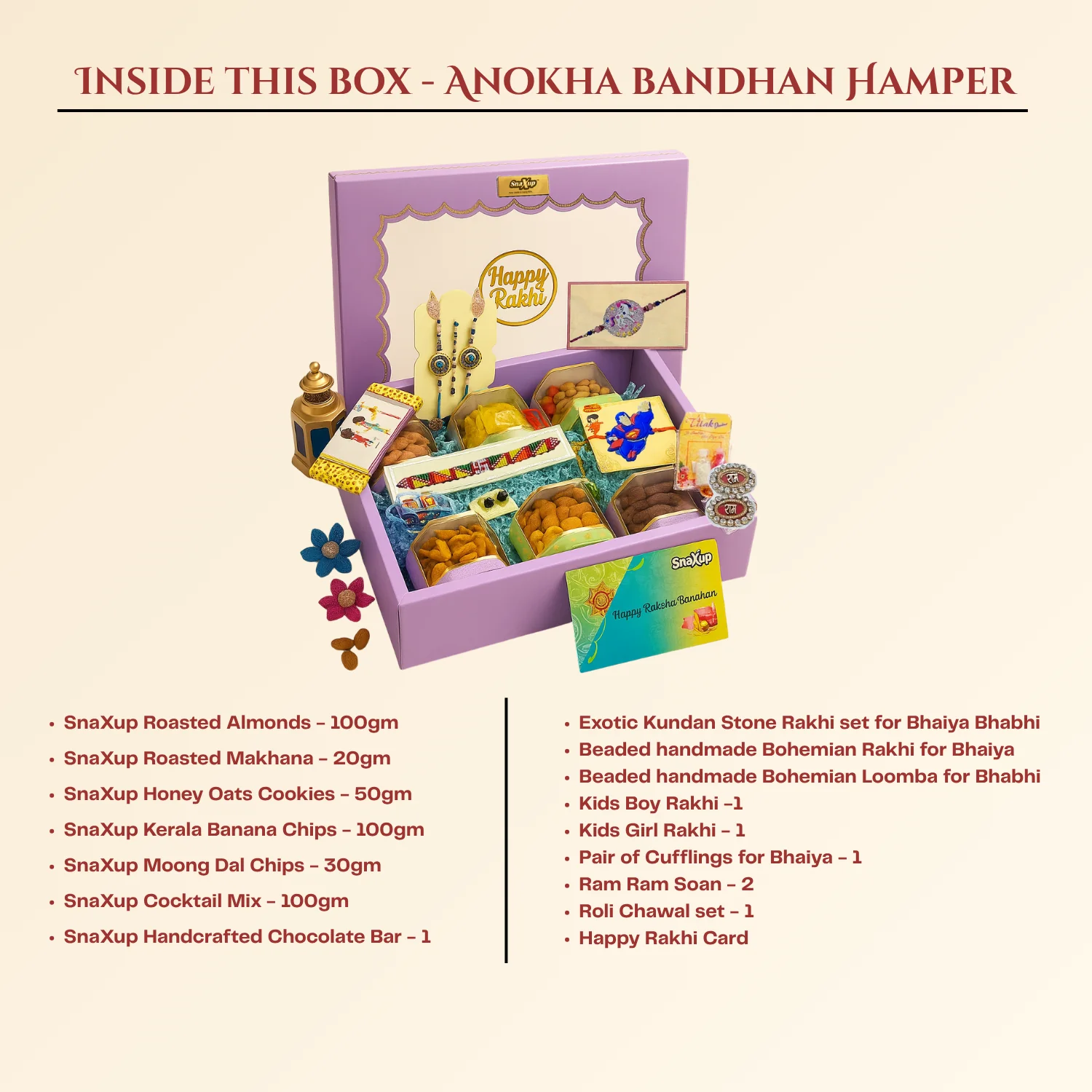 Anokha Bandhan Rakhi Gift Hamper - Image 4