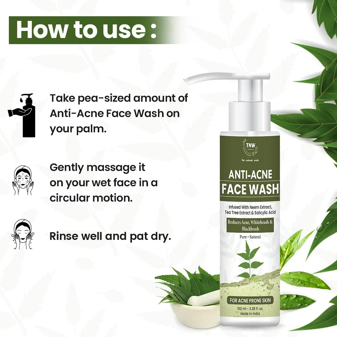 Anti-Acne Face Wash for Acne & Blemishes. - Image 4