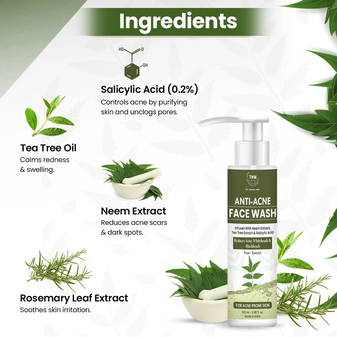 Anti-Acne Face Wash For Acne & Blemishes - Image 2
