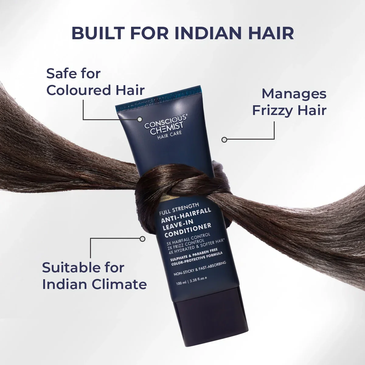 Anti-Hairfall Conditioner | Frizz Control | 100 ml - Image 8