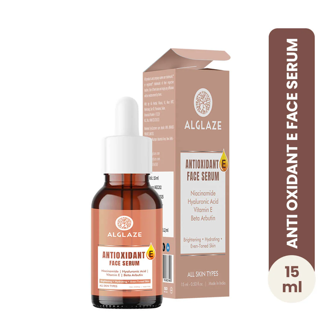 Antioxidant E Face Serum with Niacinamide & Hyaluronic Acid - Image 13