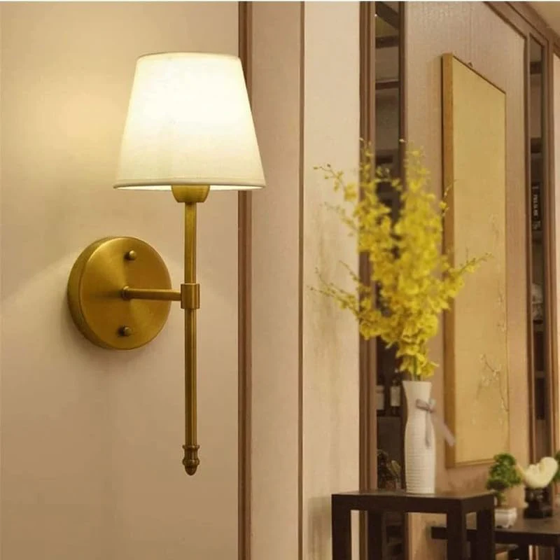 Antique Golden Finish Spacer Wall Lamp - Image 2