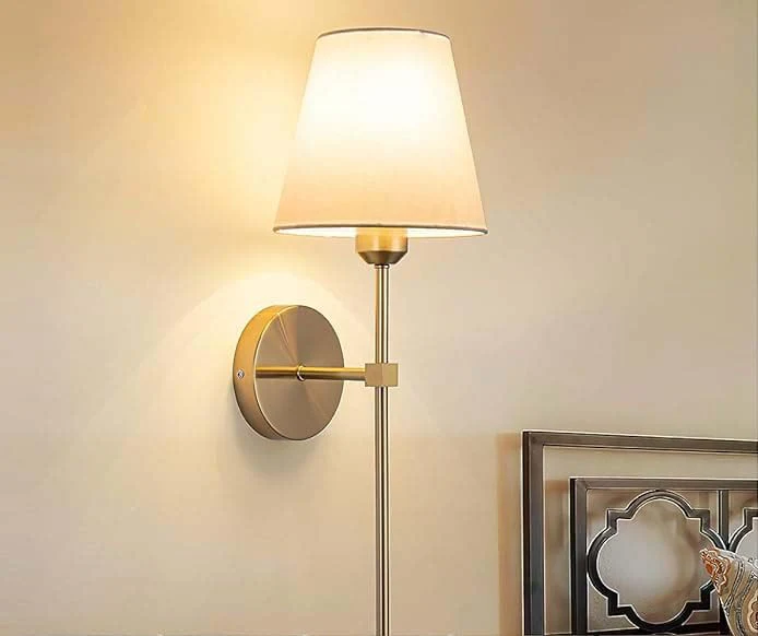 Antique Golden Finish Spacer Wall Lamp - Image 3