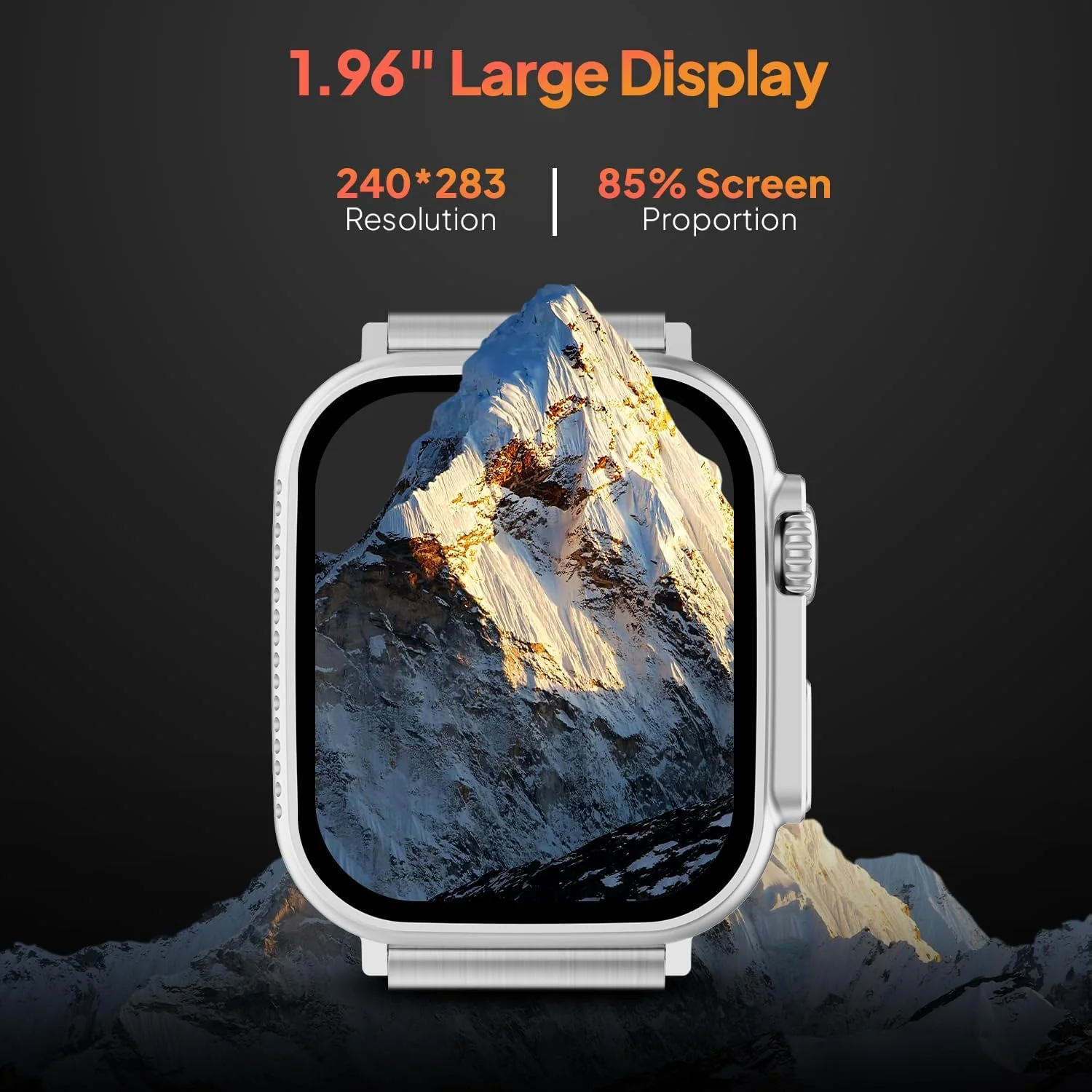ApexX: 1.99" Affordable Bluetooth Calling Smartwatch with Magnetic Wireless Charging - Image 5