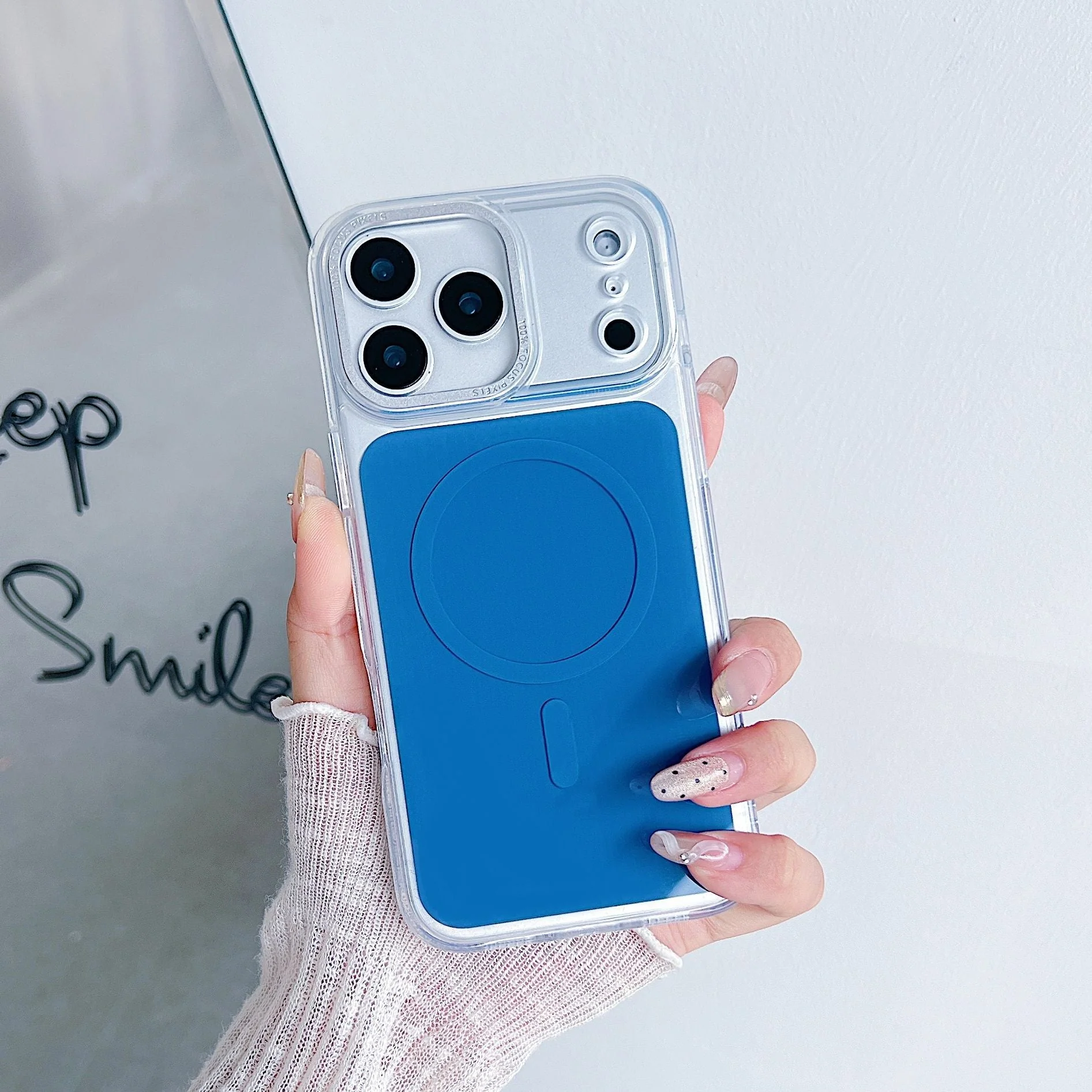 Apple Iphone Case Cloud Mirror Magnetic Cover