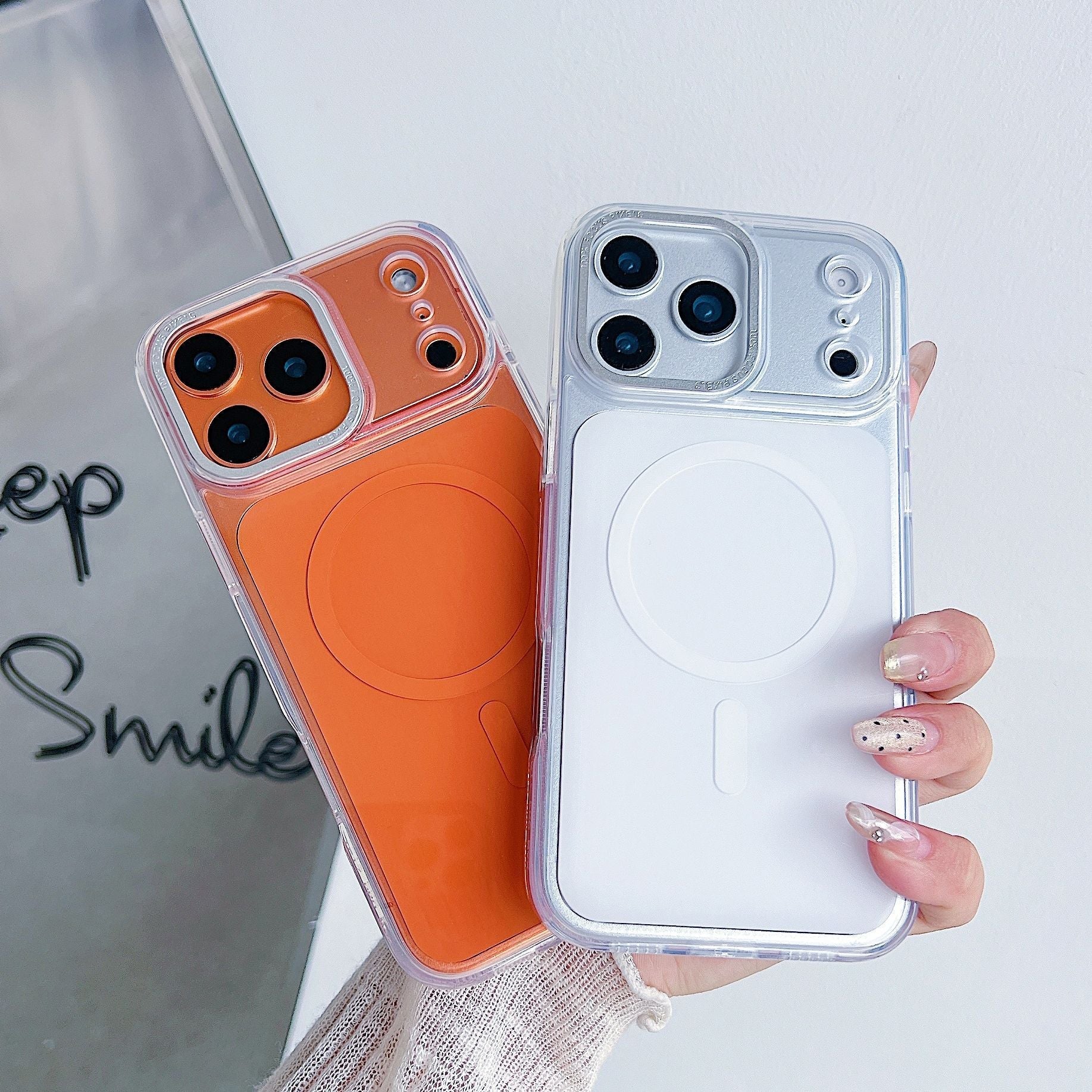 Apple Iphone Case Cloud Mirror Magnetic Cover - Image 2