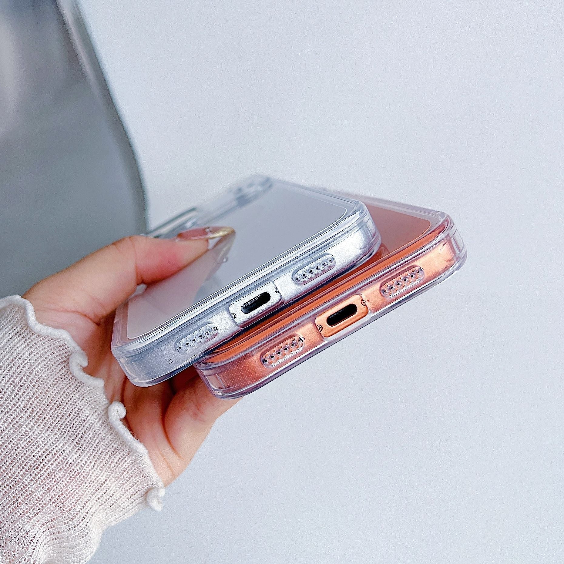 Apple Iphone Case Cloud Mirror Magnetic Cover - Image 6