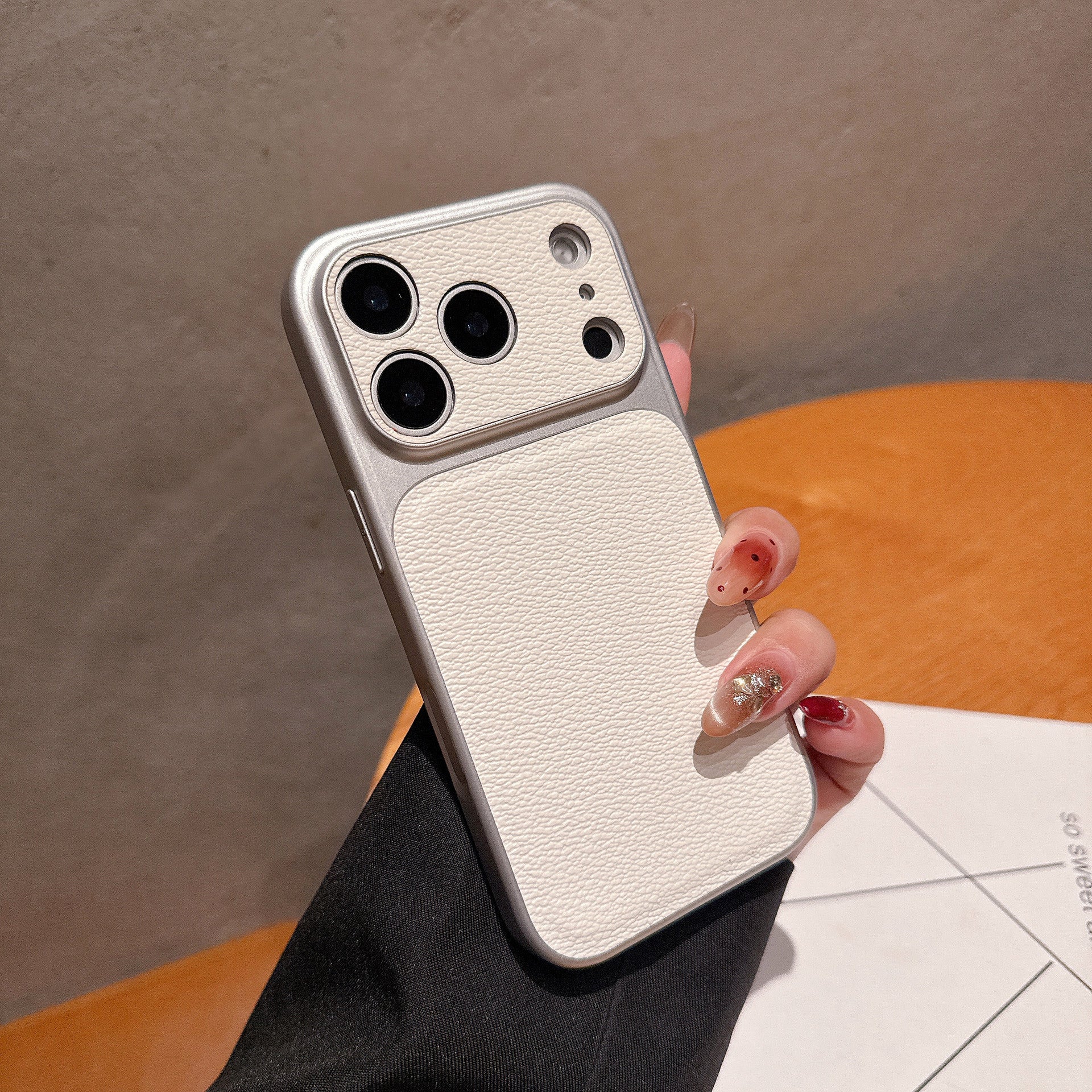 Apple Iphone Intantly Transforms Into Large View Business Style Lychee Textured Phone Case - Image 22