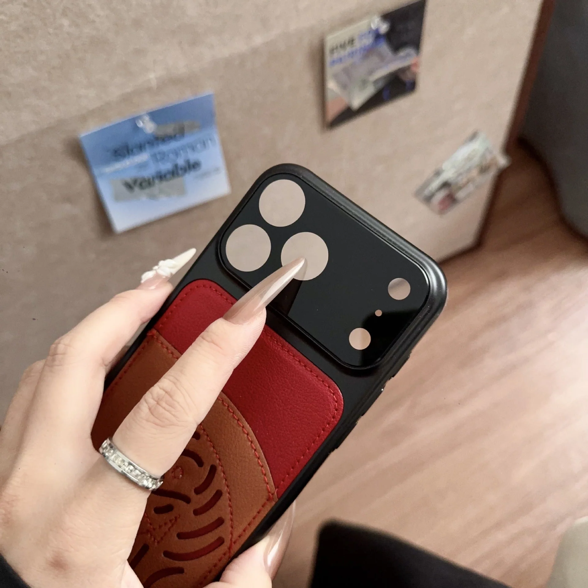 Apple Iphone Little Pony Card Holder Leather Texture Phone Case Stylish & Classic - Image 7