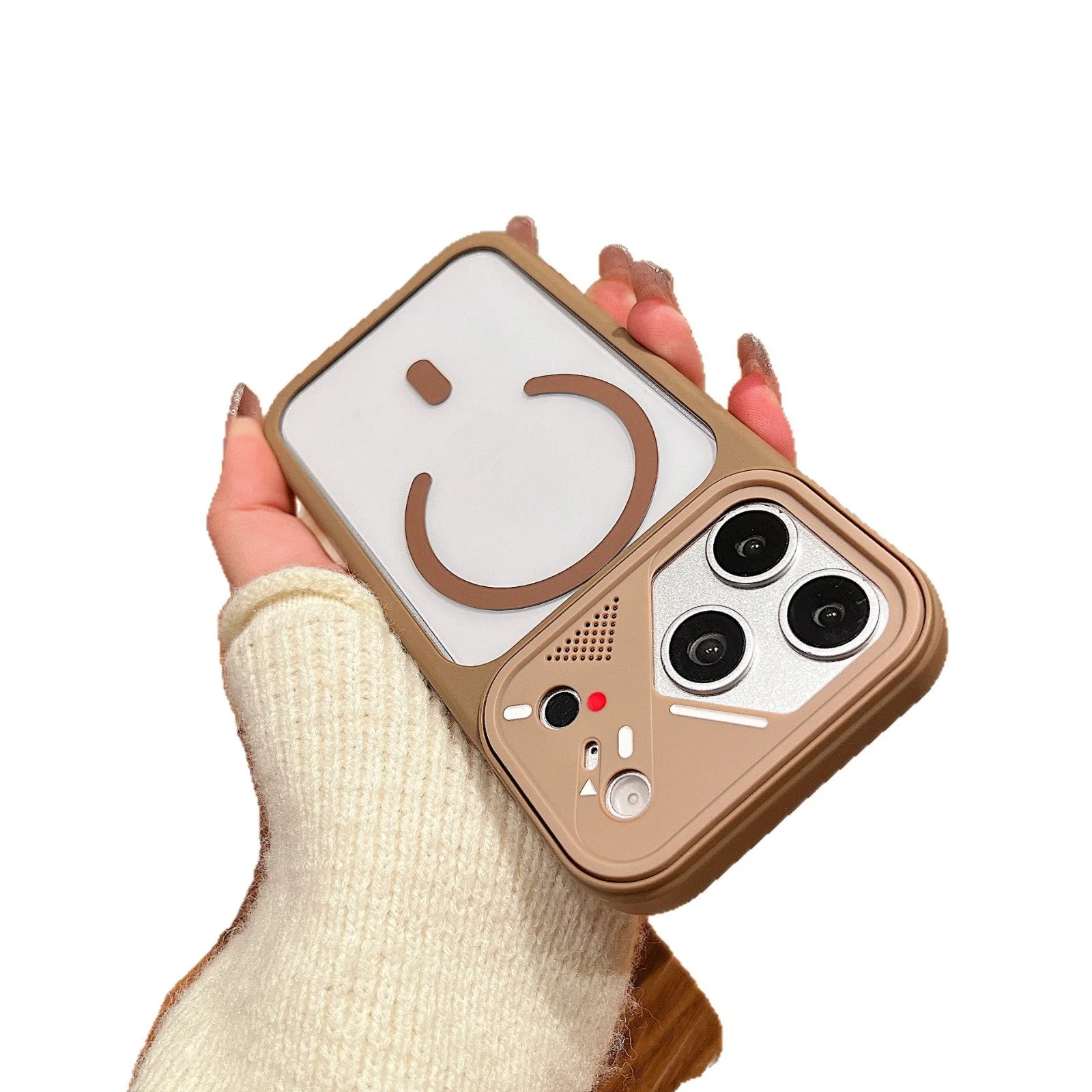 Apple Iphone Mobile Cover Acrylic Magnetic Suction Skin Feel Matte Protective Case - Image 9