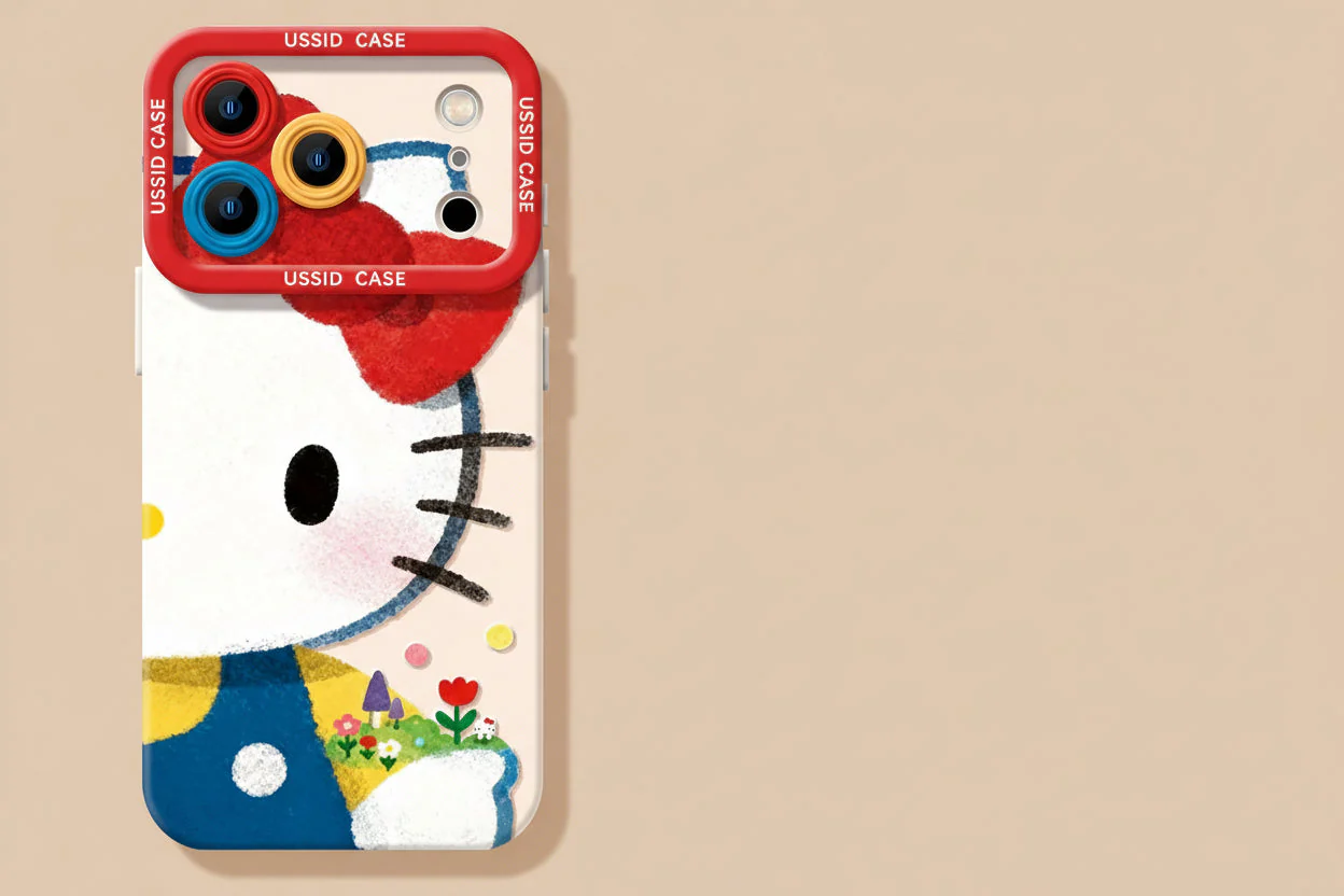 Apple Iphone New Year Big Face Cat Case Soft High Value Phone Case - Image 4