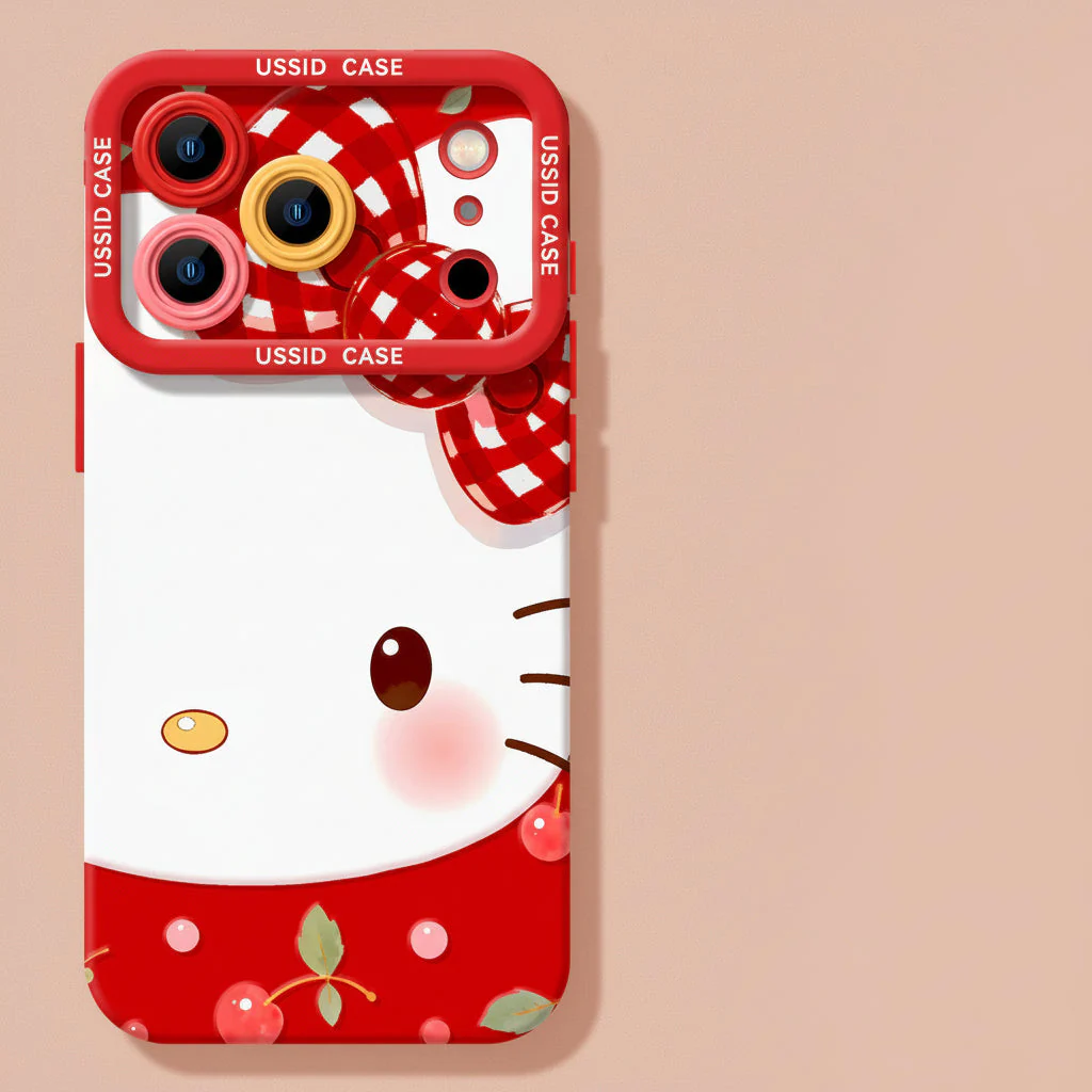Apple Iphone New Year Big Face Cat Case Soft High Value Phone Case - Image 6