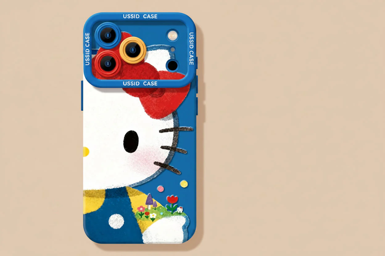 Apple Iphone New Year Big Face Cat Case Soft High Value Phone Case - Image 9