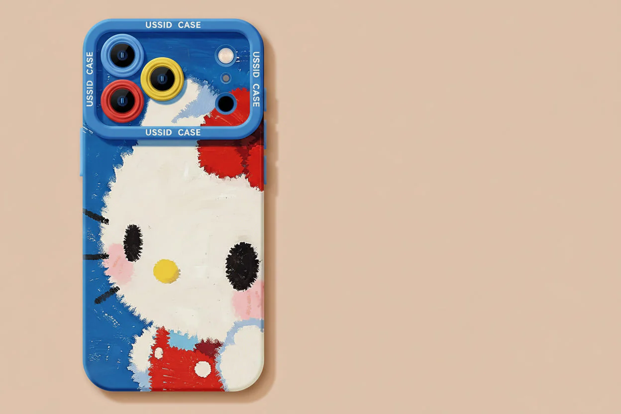 Apple Iphone New Year Big Face Cat Case Soft High Value Phone Case - Image 14