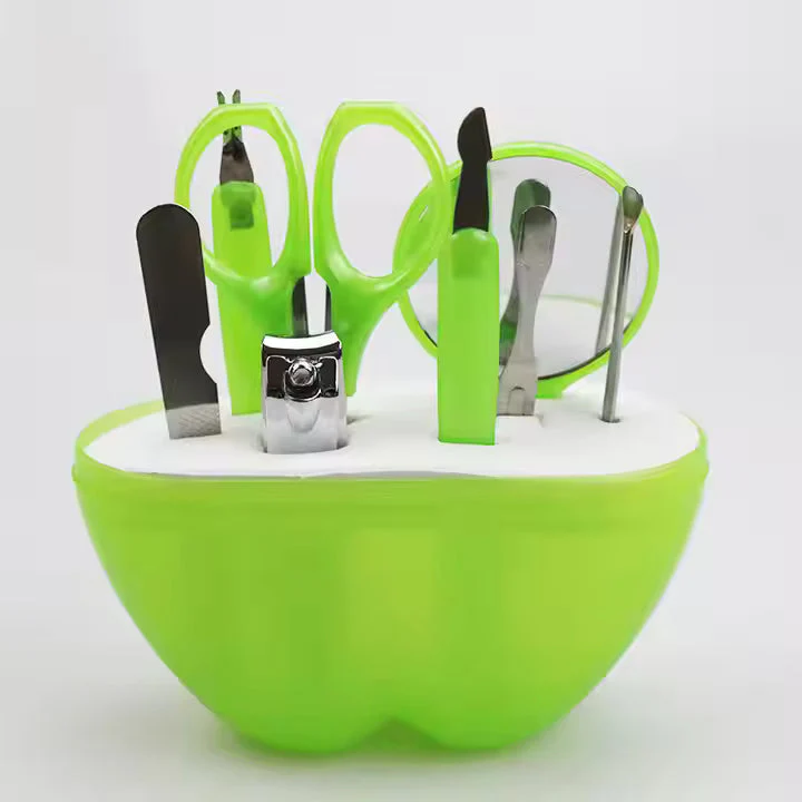 Apple Shaped Manicure Set Nail Art Clippers And Scissors Tools 1pc