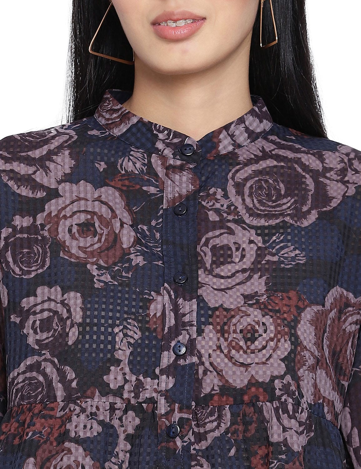 Aqose Black Printed Women Top - Image 5