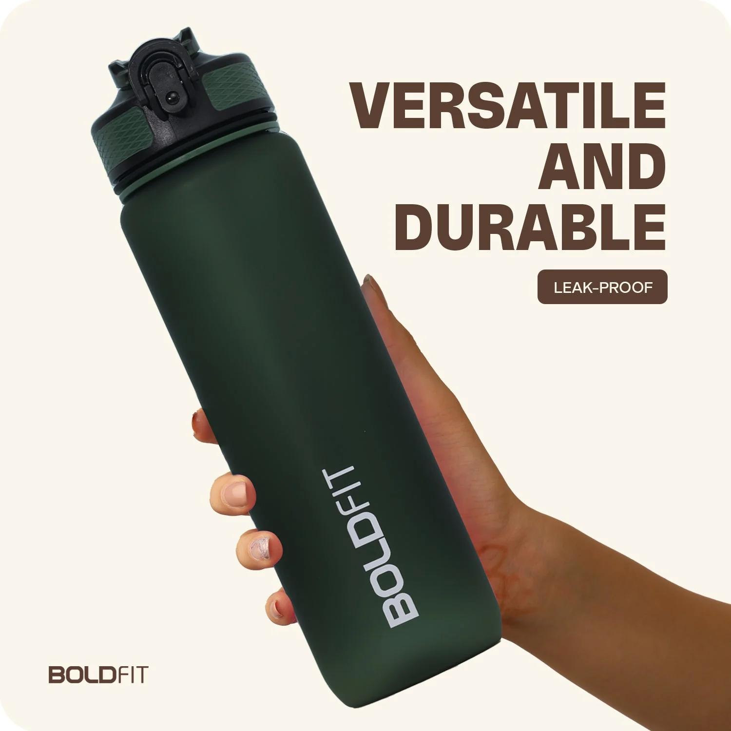 Aqua Motivational Bottle Hunter Green - 1L - Image 5