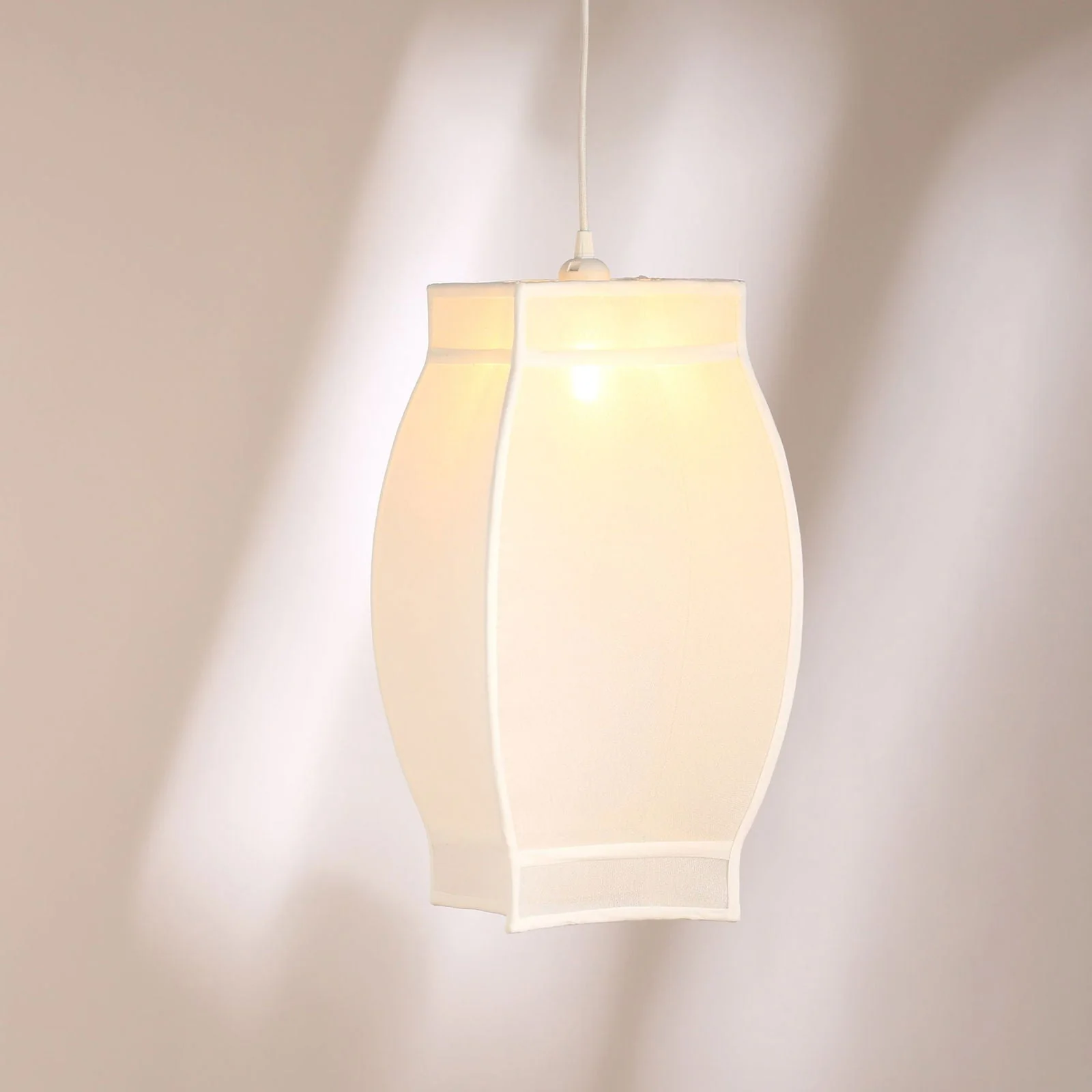 Arc Pendant Lamp - Ideal For Corners, Spandex Fabric Pendant Light, Statement Hanging Light - Image 2