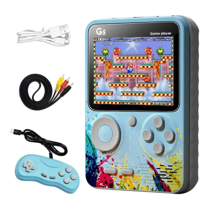 ArcadeX: Upgraded Handheld Retro Game Console with 500 Childhood Games Including Contra & More - Image 8