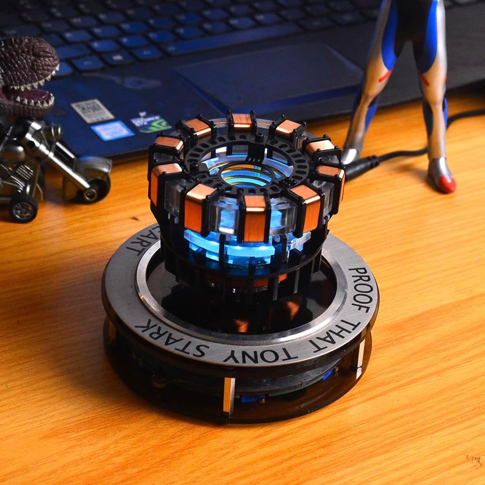ArcNex: Levitating MK1 Arc Reactor Decor & Collectible & 360° Free Floating Display — 1:1 Collector Replica for Superhero Fans - Image 5