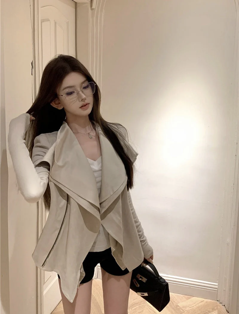 Ariana Casual Suede Jacket - Image 5