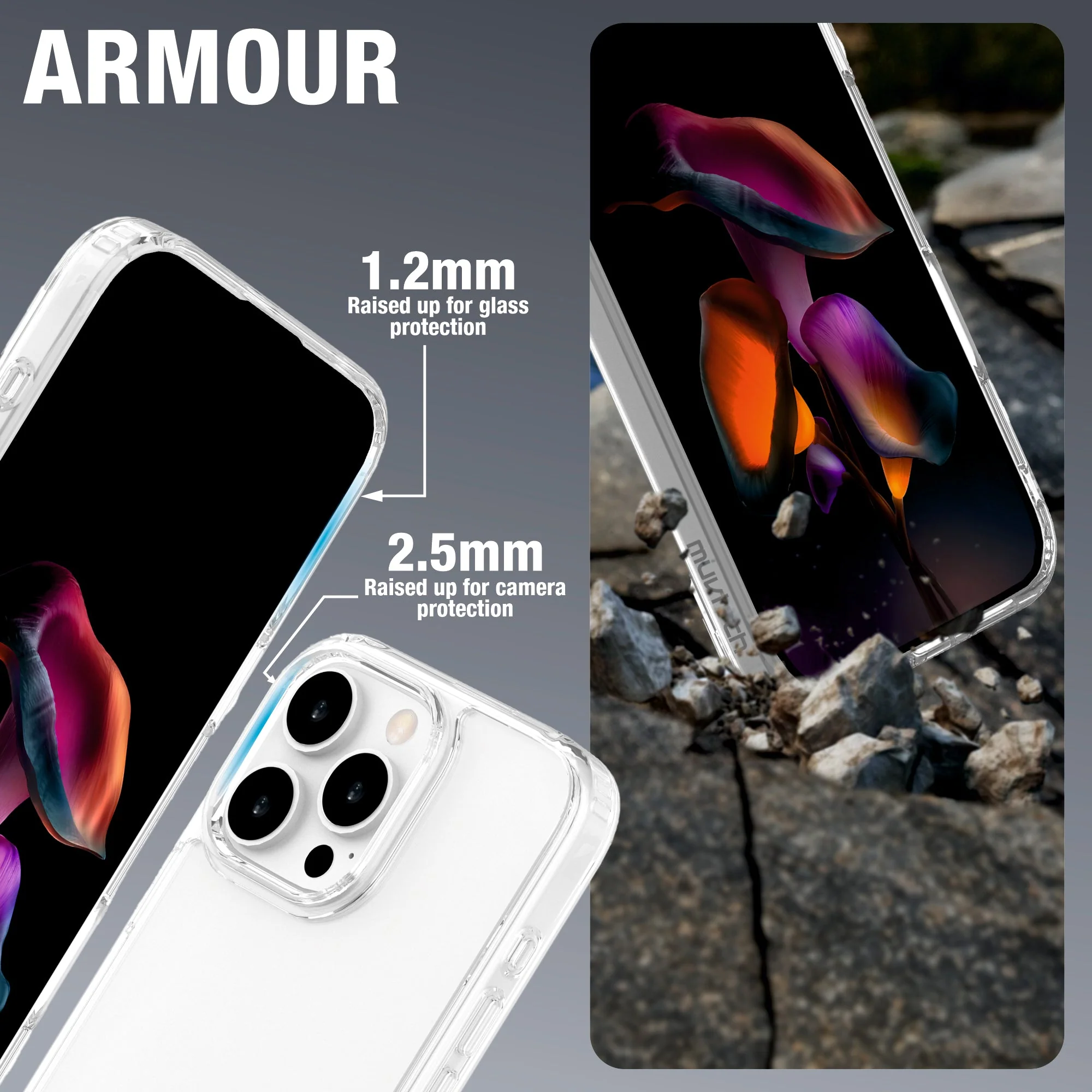 Armour Clear Case Compatible For iPhone 16 Series - Image 5