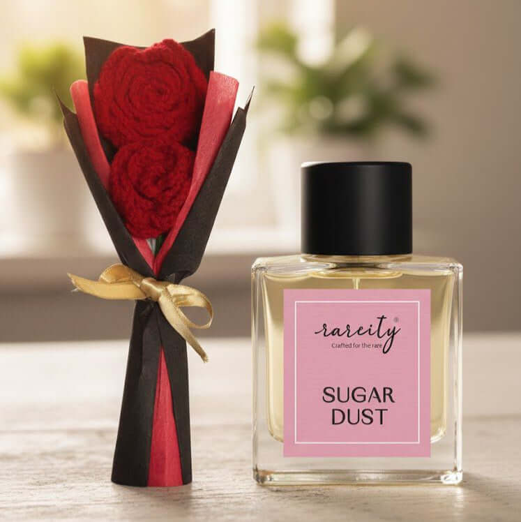Aromatic Hand Crochet Bouquet- Soothing Aroma | Sugar Dust Perfume