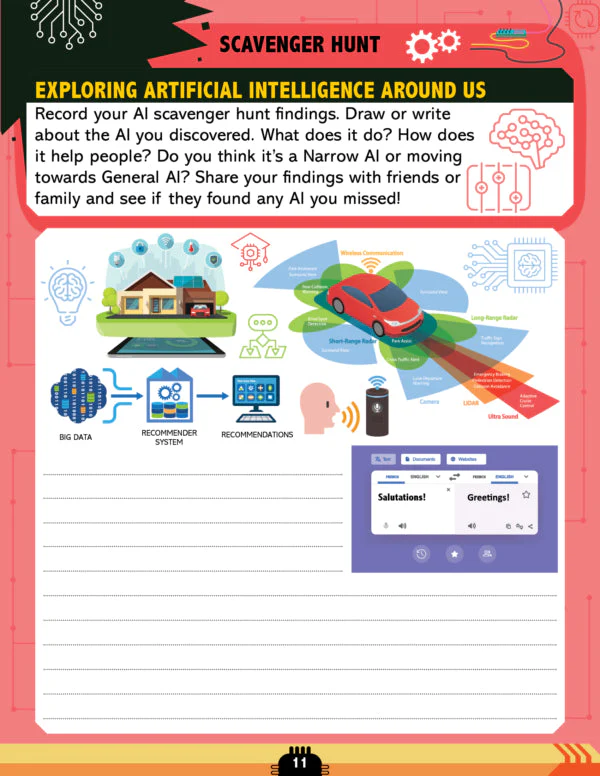 Artificial Intelligence Activity Book for Kids 7+- Activities about AI, Computers & Machine Learning - Image 6