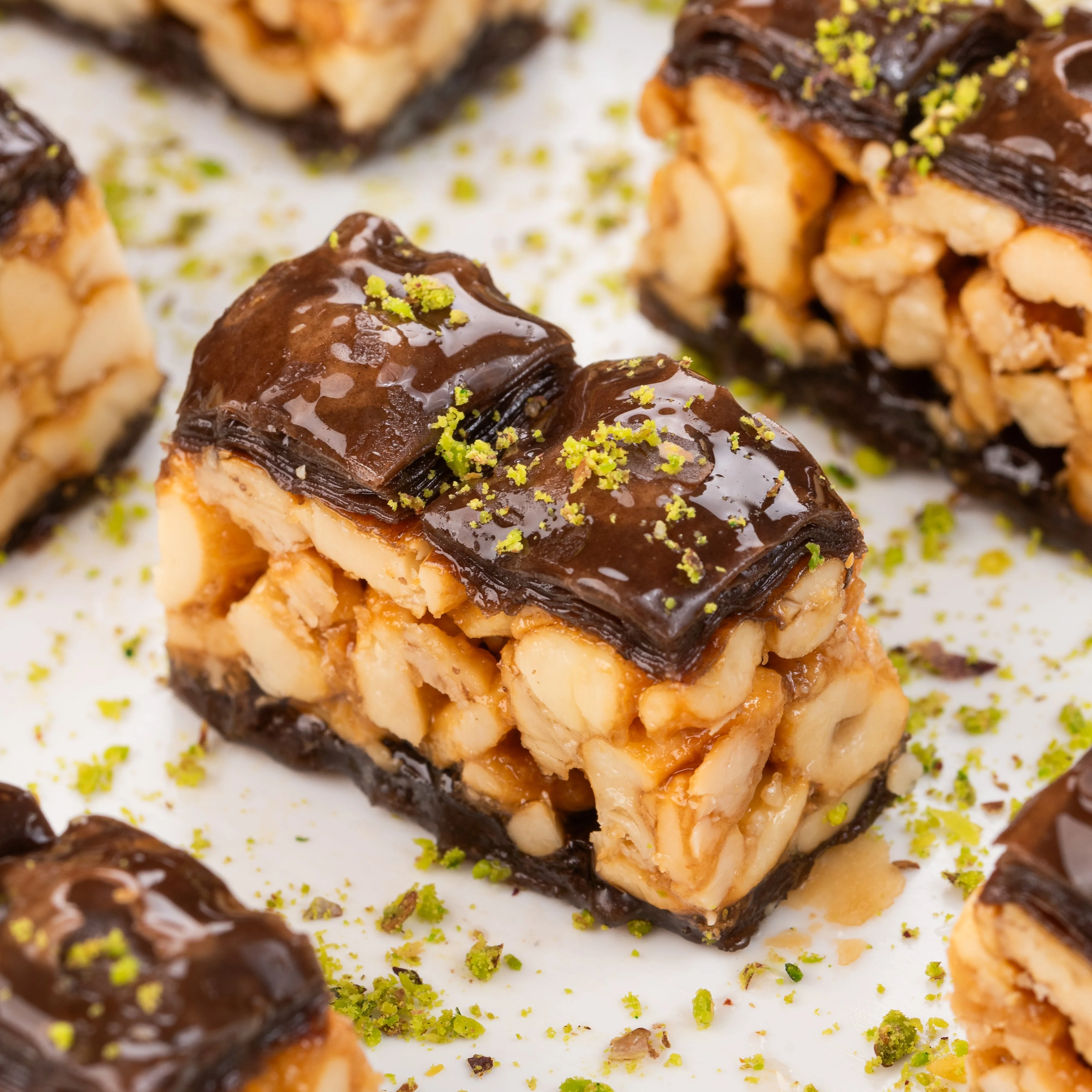 Assorted Chocolate Flavoured Baklava & Kunafa - 250 gm - Image 3