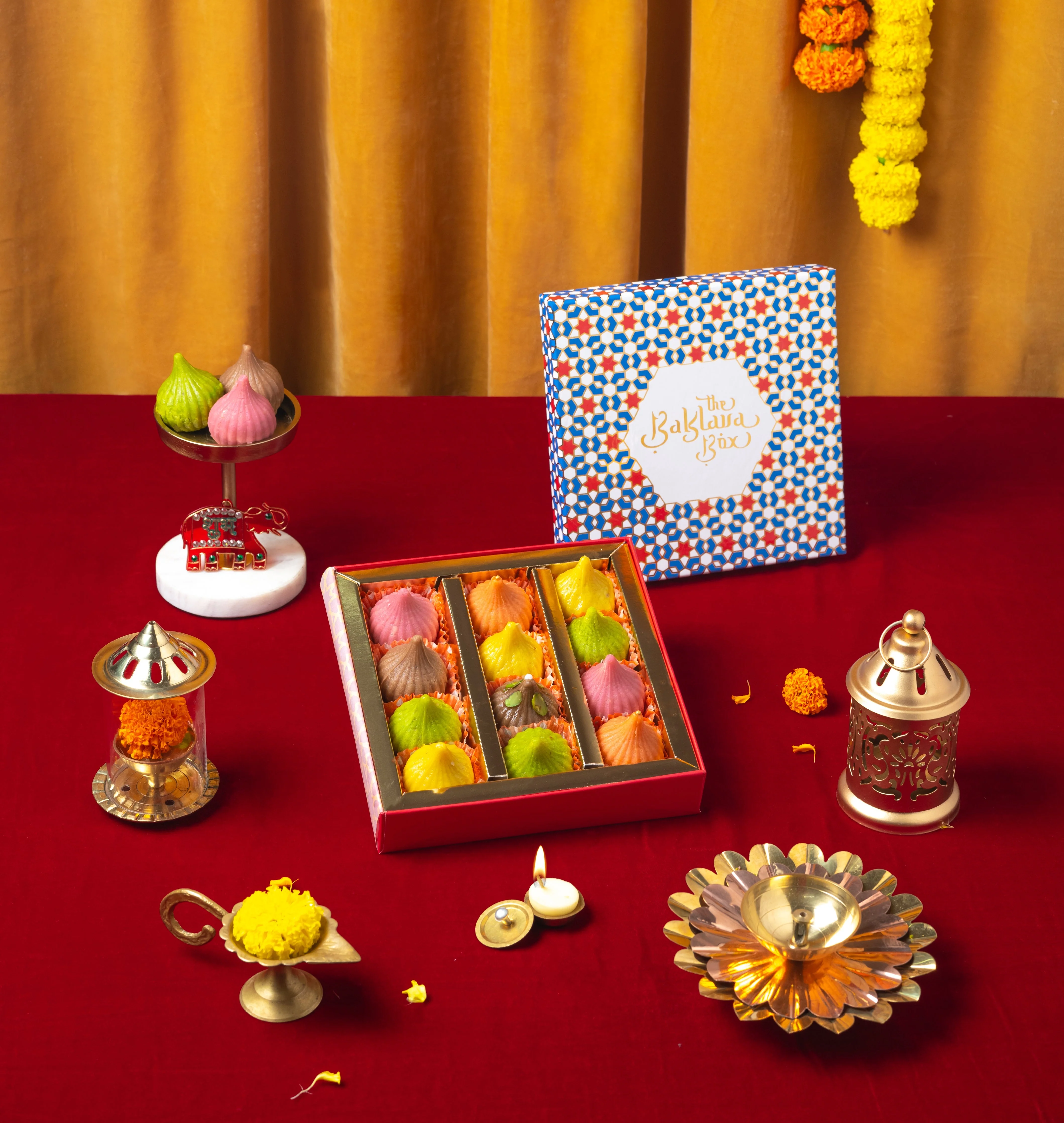 Assorted dry fruits- flavoured modaks (12 pieces) - Image 4