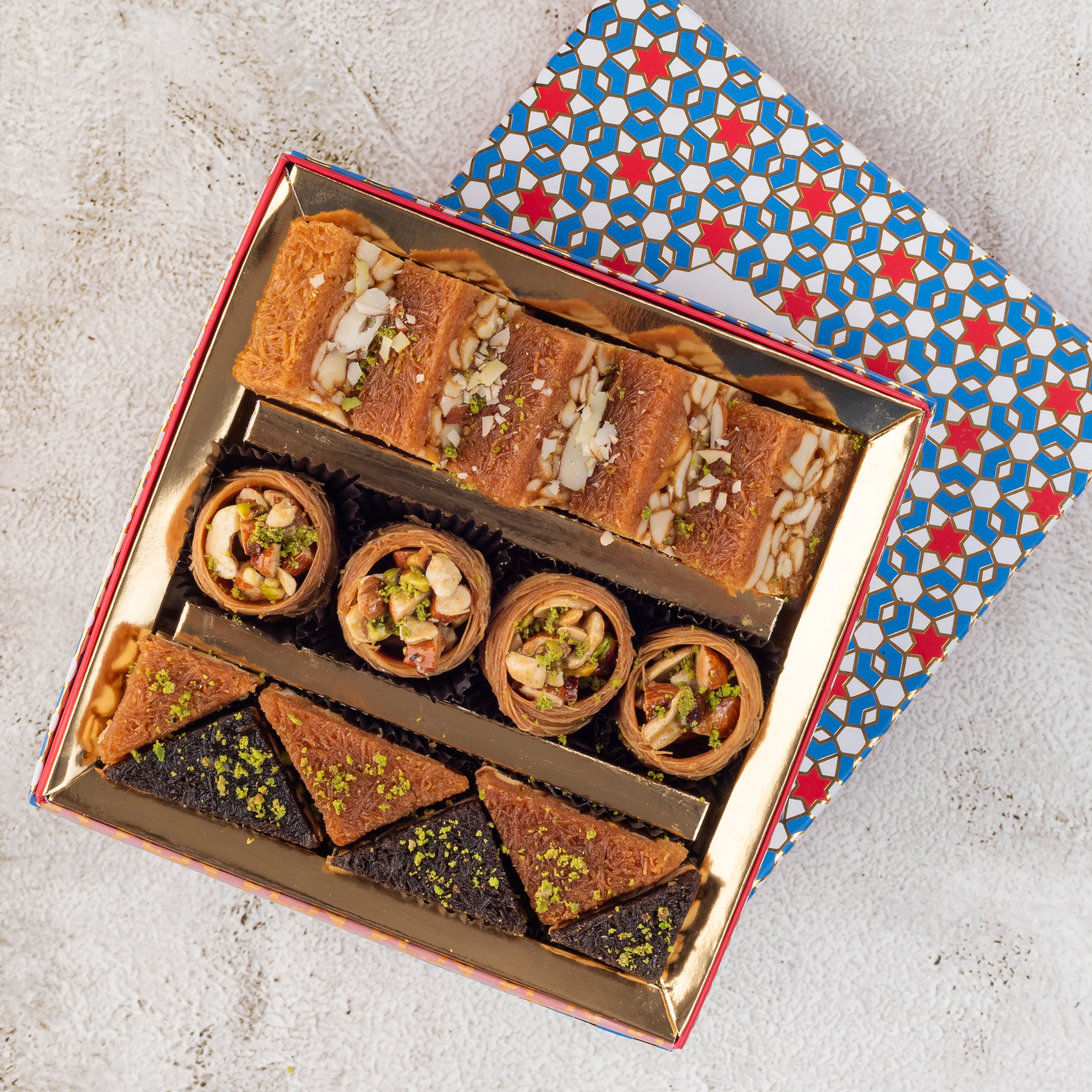 Assorted Kunafa Baklava - 250 gm