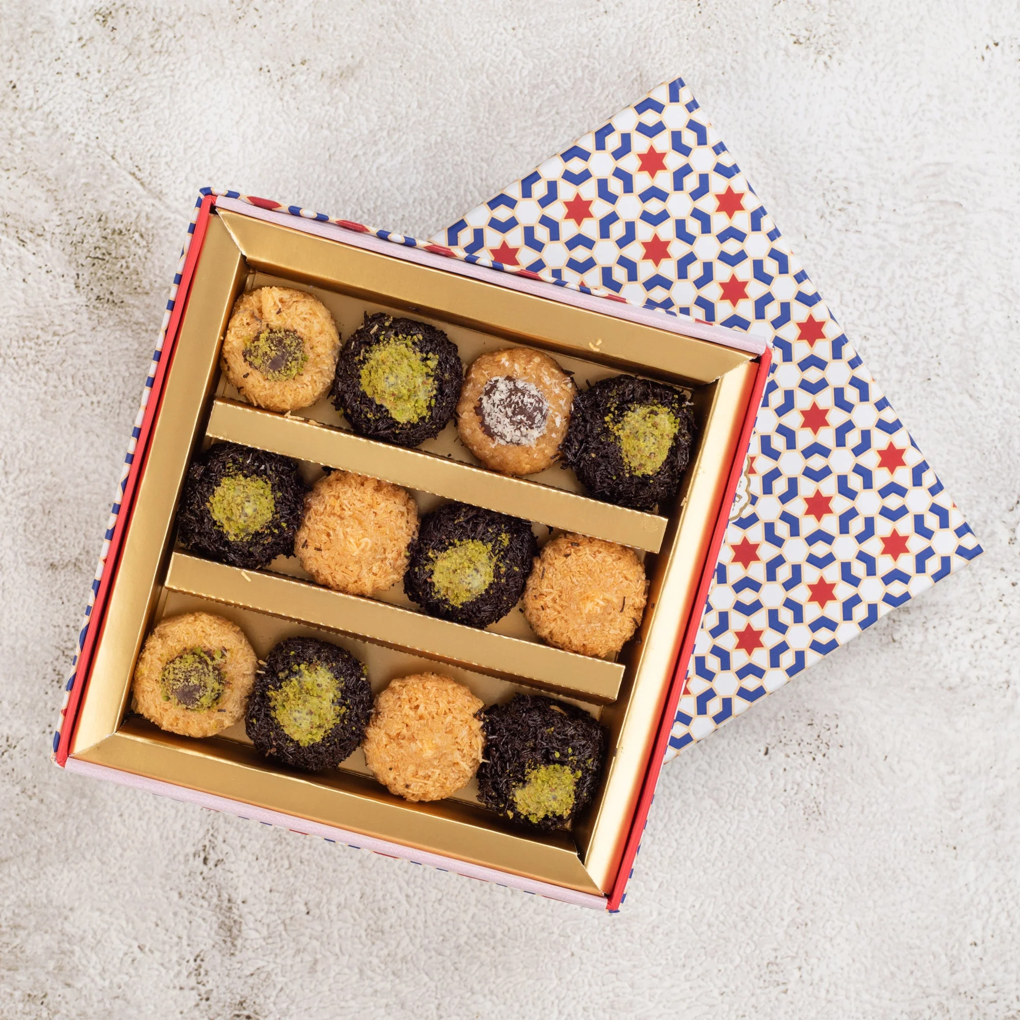 Assorted Kunafa Modak with 3 Varieties of Modak 250 Gms - Image 2