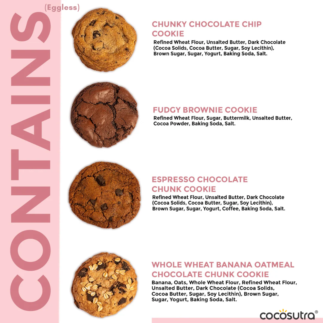 Assorted Large Cookies | Box of 8 | 8*40g each | 320g - Image 7
