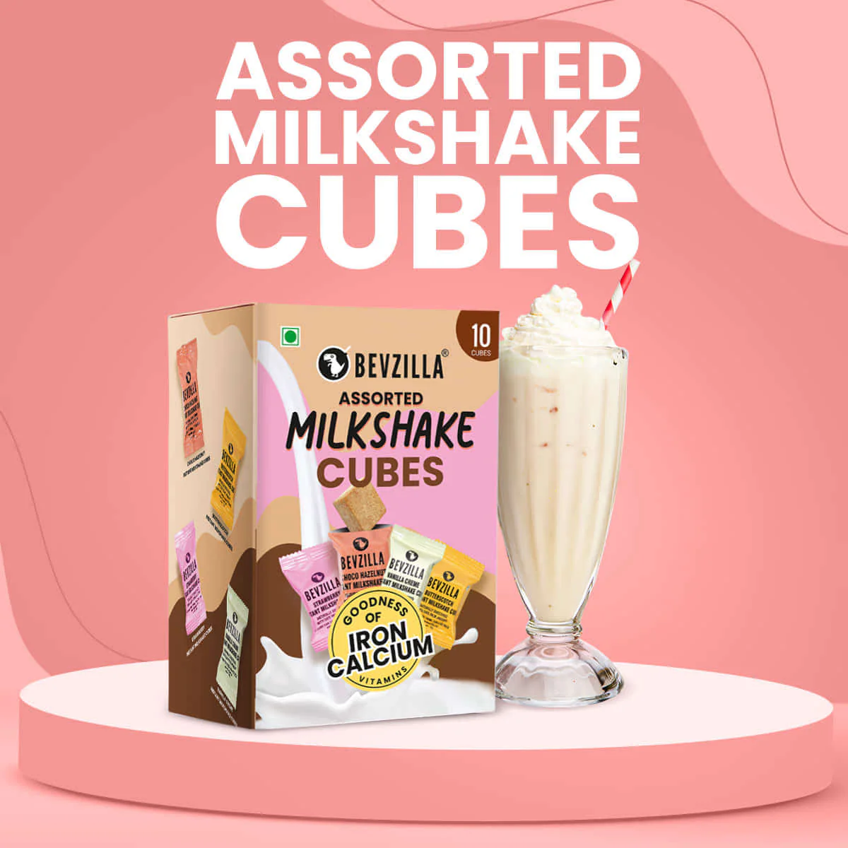 Assorted Milkshake Cubes