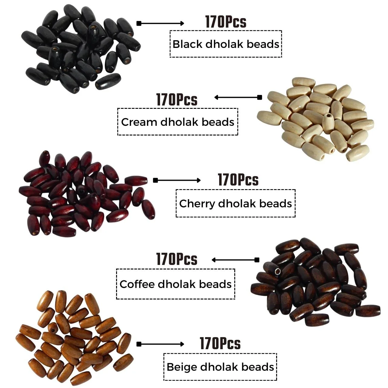 Assorted Wooden Beads - Image 3